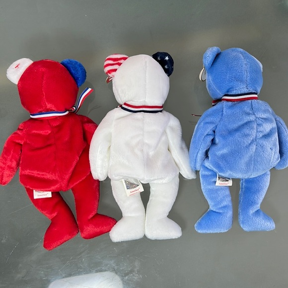 Ty Beanie Babies - America Red, White & Blue - Picture 5 of 5
